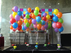 картинка украшение шариками на день рождения